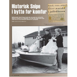 Historisk Snipe i bytte for komfur